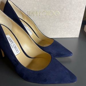 JIMMY CHOO- ROMY 100 (Navy)